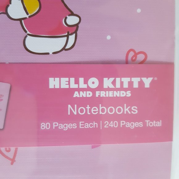Hello Kitty And Friends Notebooks Pack of 3 - Picture 2 of 5